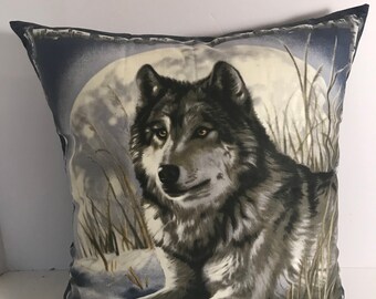 wolf pillow pet