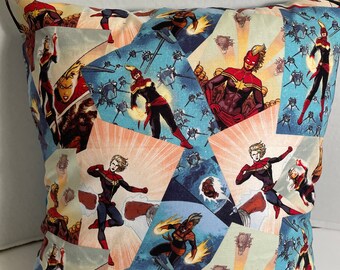 captain marvel pillow case