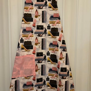 Adults Reversible Aprons with Pockets