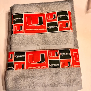 University of Miami Towel Set