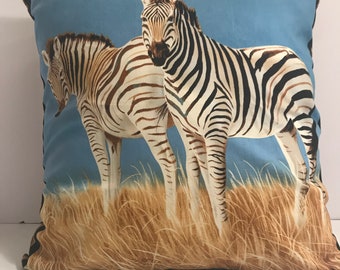 Zebras in the Wild Cover with Pillow