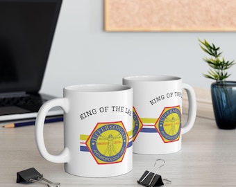 Anthropology Bones Tv series Lab Mug -  Coffee Cup for Students & Professionals, Gift for Science Lovers, King Of The Lab