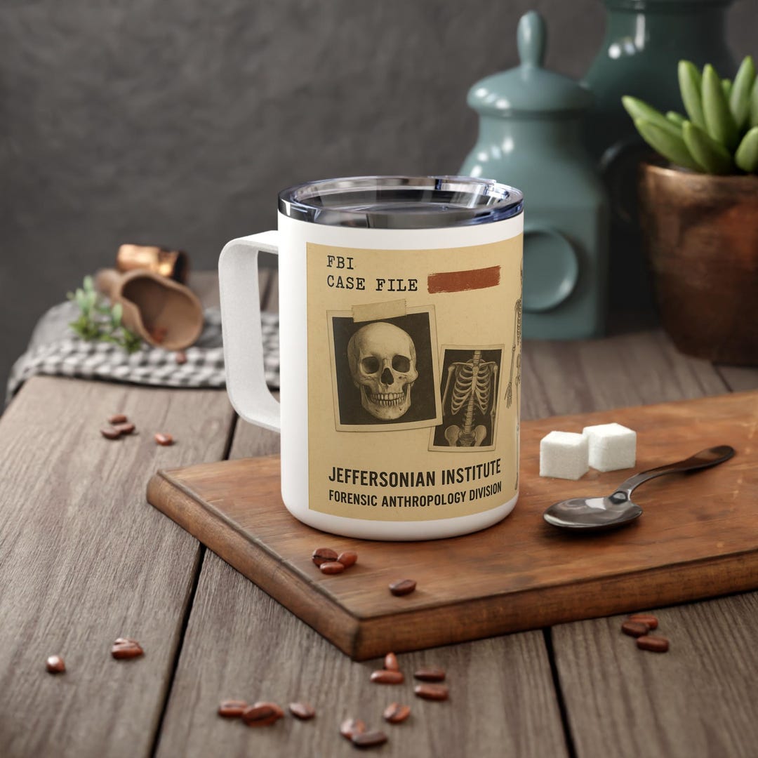 Bones Tv Series Inspirred Vintage Anatomy Skeleton Coffee Mug ...