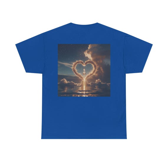 Heart Remembers - unisex Heavy Cotton Tee - inspirational Graphic Shirt for Men & Women
