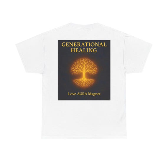 GENERATIONAL HEALING - Unisex Heavy Cotton Tee - inspirational Graphic Shirt for Men & Women