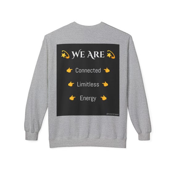 Copy of Unisex Gildan® SF000 Sweatshirt 80 Percent Ring-Spun Cotton, 20% Polyester, Relaxed Fit with Dropped Shoulders - We Are