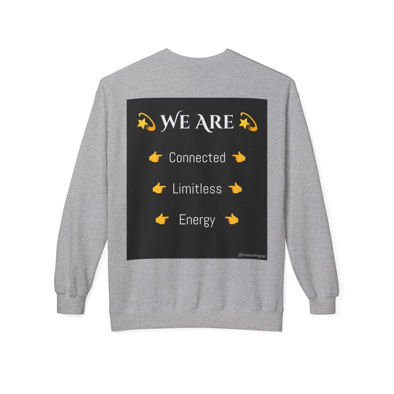 Copy of Unisex Gildan® SF000 Sweatshirt 80 Percent Ring-Spun Cotton, 20% Polyester, Relaxed Fit with Dropped Shoulders - We Are image 1