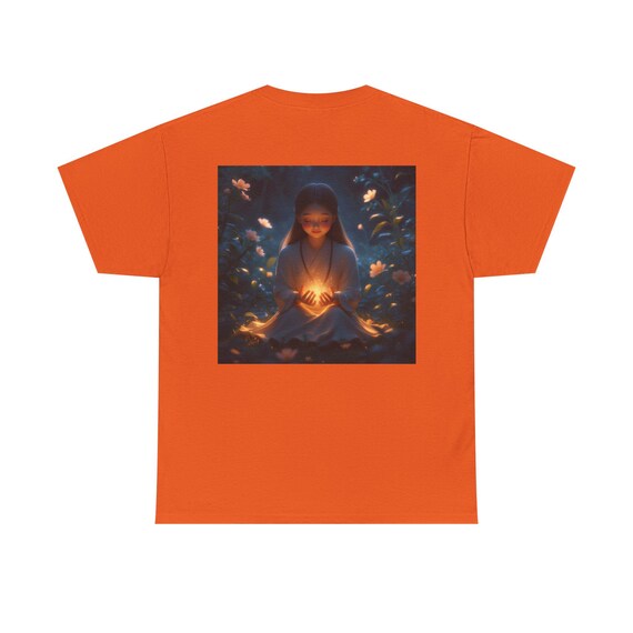 Nurture the light within - unisex Heavy Cotton Tee - inspirational Graphic Shirt for Men & Women