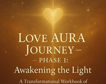 Cuaderno de trabajo de autoconciencia en PDF – Diario de sanación emocional y reflexión espiritual / Fase 1 Despertando la luz (Descarga digital)
