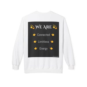 Copy of Unisex Gildan® SF000 Sweatshirt 80 Percent Ring-Spun Cotton, 20% Polyester, Relaxed Fit with Dropped Shoulders - We Are image 8