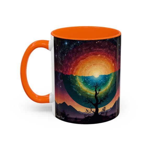 SacredSoul HealingJourney - Blooming Time Coffee Mug, Colorful Mug, Inspirational Drinkware, Perfect for Gifts, Summer Vibes