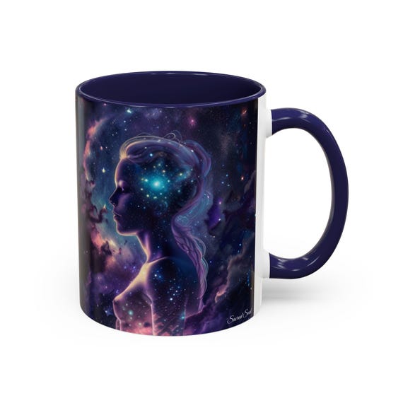 SacredSoul HealingJourney - Inhale Universe Coffee Mug, Colorful Mug, Inspirational Drinkware, Perfect for Gifts, Summer Vibes, Fun Desi