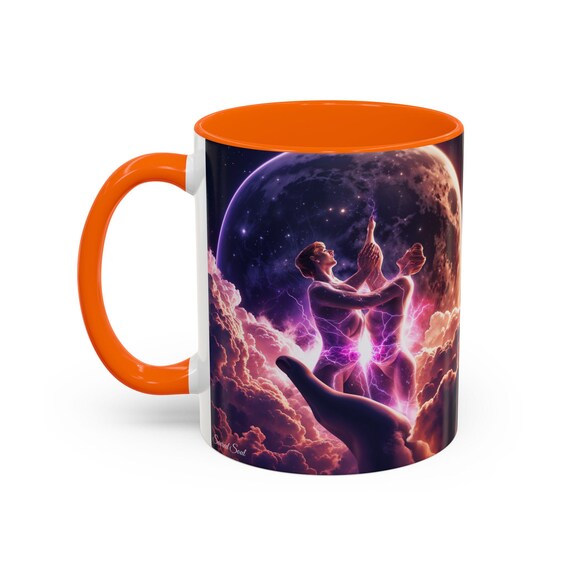 SacredSoul HealingJourney - Power Couple Coffee Mug, Colorful Mug, Inspirational Drinkware, Perfect for Gifts, Summer Vibes, Fun Desi