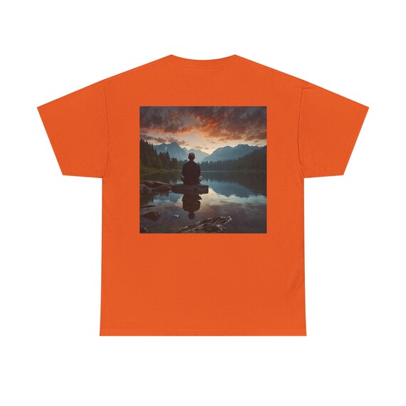Peace Within - unisex Heavy Cotton Tee - inspirational Graphic Shirt for Men & Women