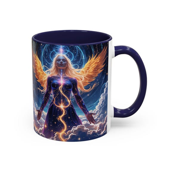 SacredSoul HealingJourney - Own Your Power Coffee Mug, Colorful Mug, Inspirational Drinkware, Perfect for Gifts, Summer Vibes, Fun Desi