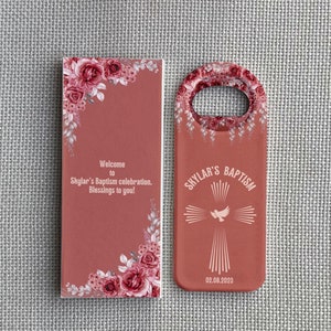 Recuerdos de bautizo personalizados, regalos de bautizo al por mayor, imanes de bautizo personalizados, recuerdos de primera comunión