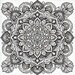 Adult Stress Relief Mandala Coloring Pages Digital Files 5 Image Bundle ...