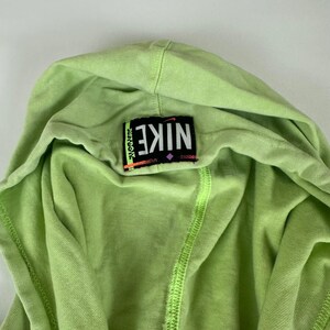 Nike Hoodie Damen Large Grün Pullover Sweatshirt Vintage 90er Jahre Just Do It Logo Bild 8