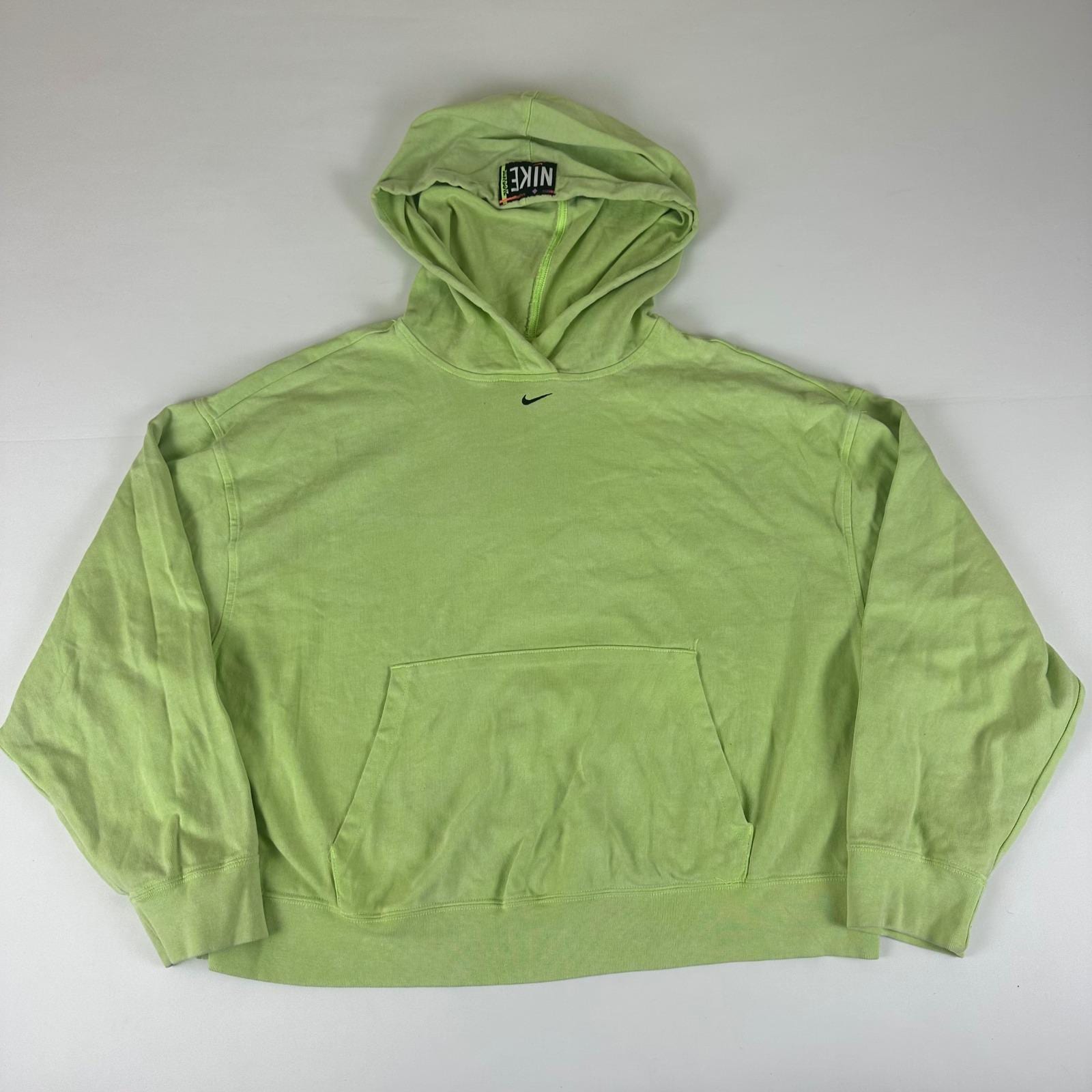 green vintage nike hoodie