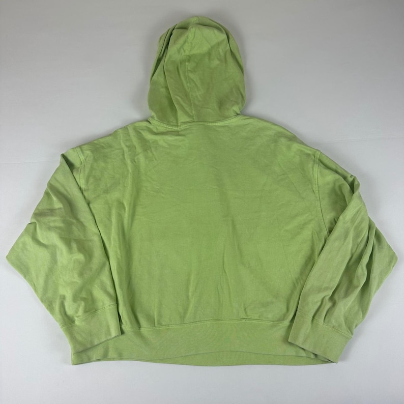 Nike Hoodie Damen Large Grün Pullover Sweatshirt Vintage 90er Jahre Just Do It Logo Bild 6