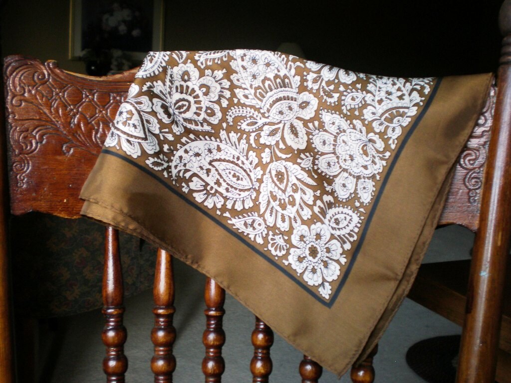 Vintage Scarf - Paisley - Fashion