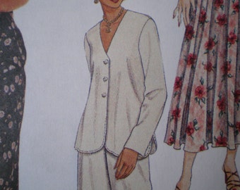 Easy McCall's Pattern 8061 - Misses Top, Skirt and Pants - Sizes 4, 6