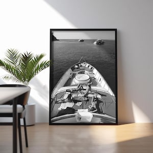 Luxusyacht Poster, alte Geldästhetik, luxuriöser Bootsdruck, Segeln im Sommerplakat, Luxusmodedruck, DIGITALER DOWNLOAD