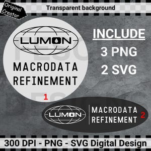 Lumon Industries Macrodata Refinement | Lumon Logo Industries Severance Show | Instant Digital Download SVG PNG