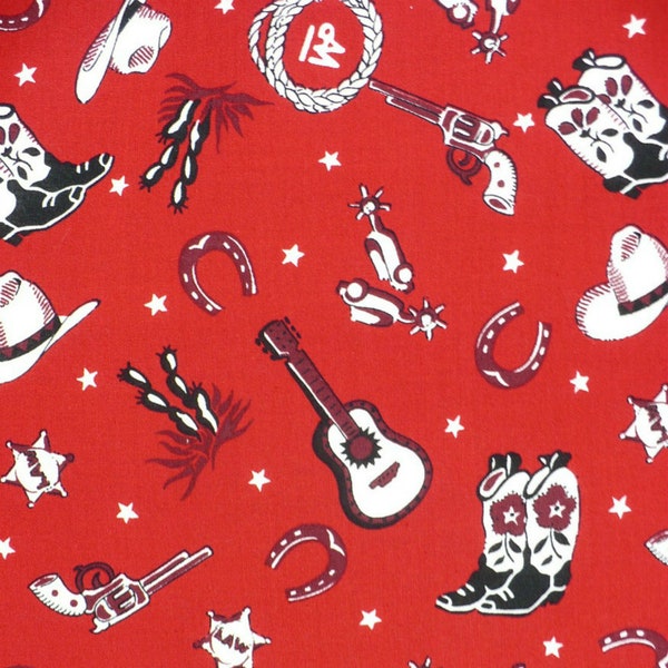 Vintage Red Bandana Fabric - Etsy