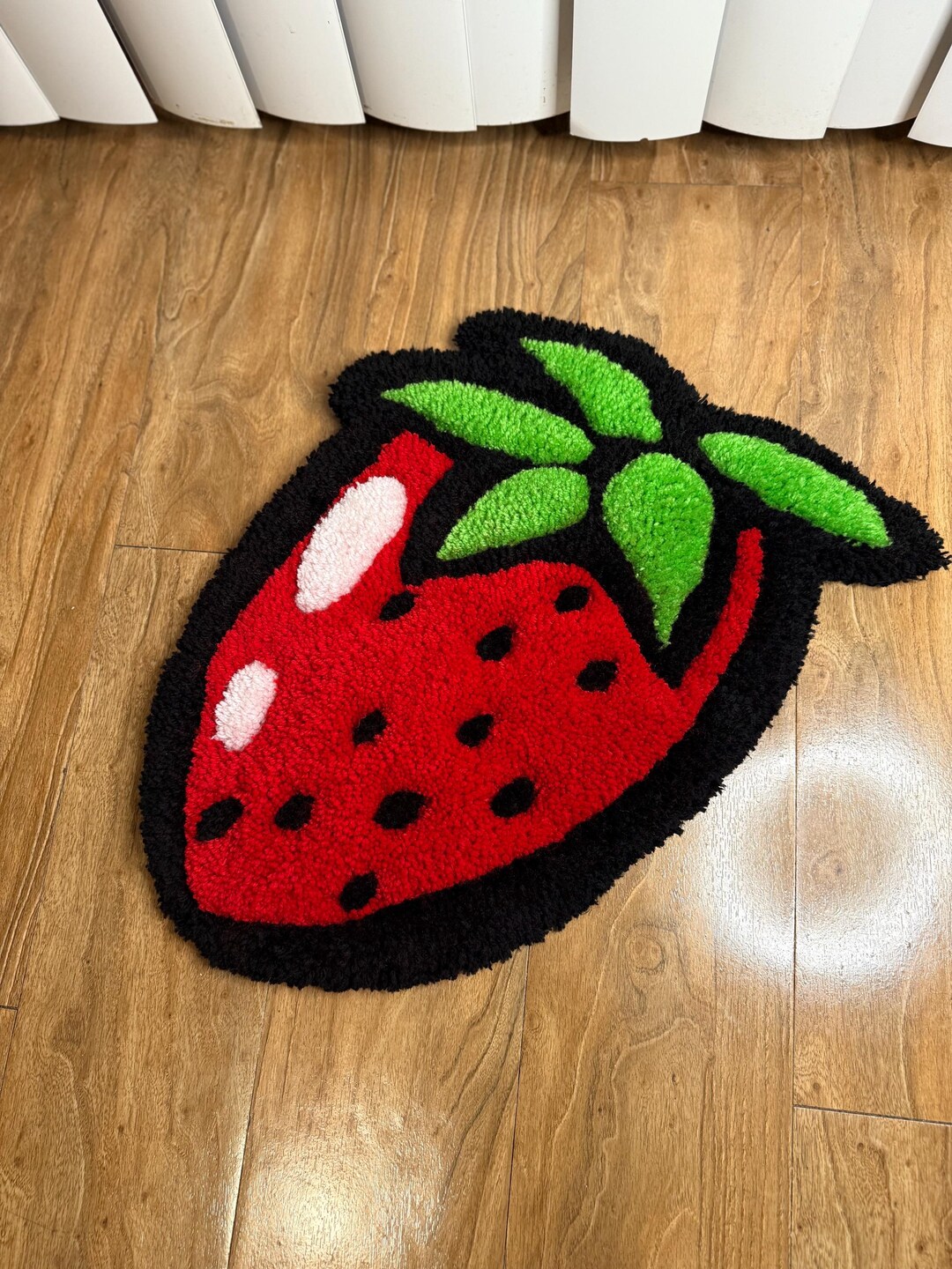 Stawberry Rug Custom Strawberry Tufted Rug - Handmade Decorative Rug, Design Your Own ...