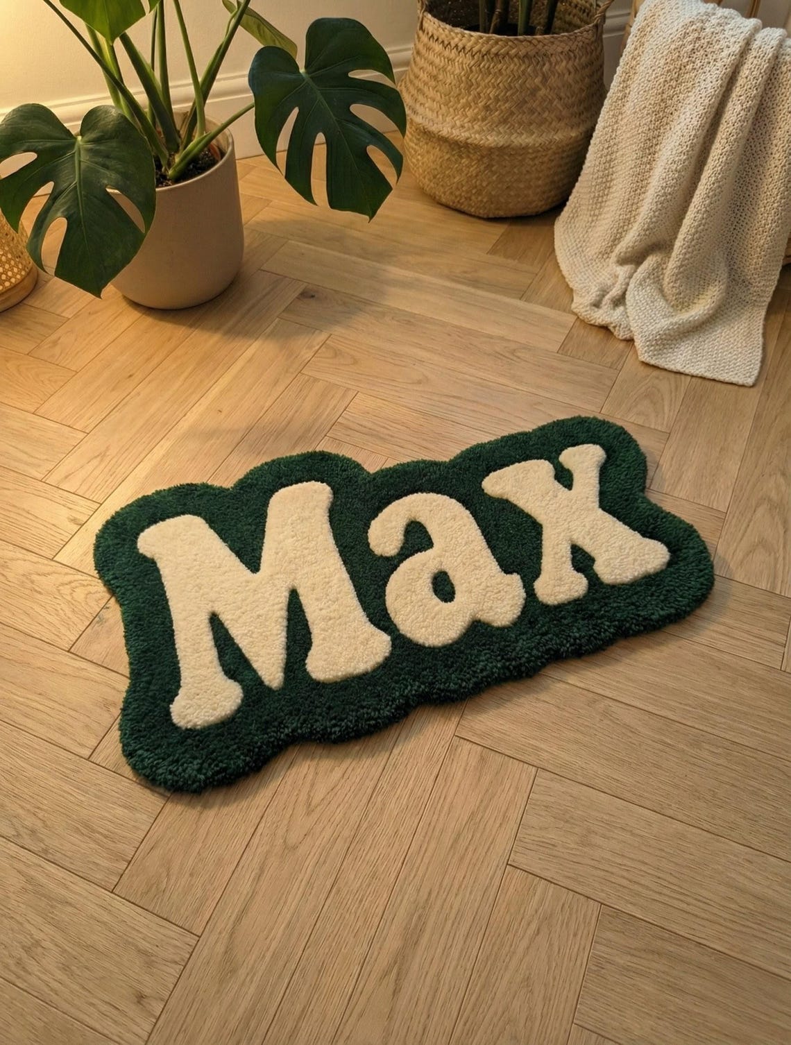 Custom Name Rug - Personalized Tufted Rug for Bedroom - Aesthetic Room ...