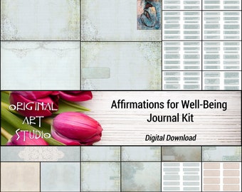 Affirmations for Well-Being Journal Kit