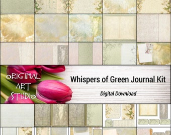 Whispers of Green Journal Kit