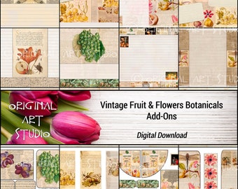 Vintage Fruit Flower Botanicals Add-Ons