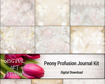 Peony Profusion Journal Kit