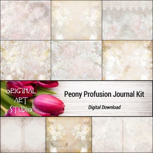 Peony Profusion Journal Kit image 1