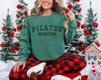 Pilatesinstruktörströja, vintage pilateströja, pilatesinstruktörs-tröja, pilatesdamtröja, pilatesälskare, present till flickvän
