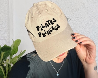 Embroidered Pilates Princess Classic Dad Cap, Pilates instructor hat, Pilates Hair Baseball cap, Gift for Pilates Lover, Pilates Instructor