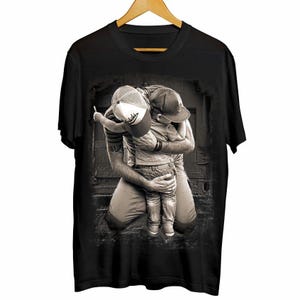 Father and Son T-Shirt – Dad and Child Hug Graphic Tee, Family Love Unisex Shirt, Gift for Dad T-shirt S-4XL
