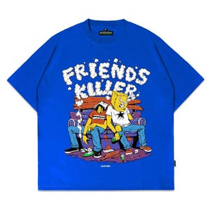 Karton 90er Jahre Freunde Killer of Human T-Shirt Baumwolle S-4XL