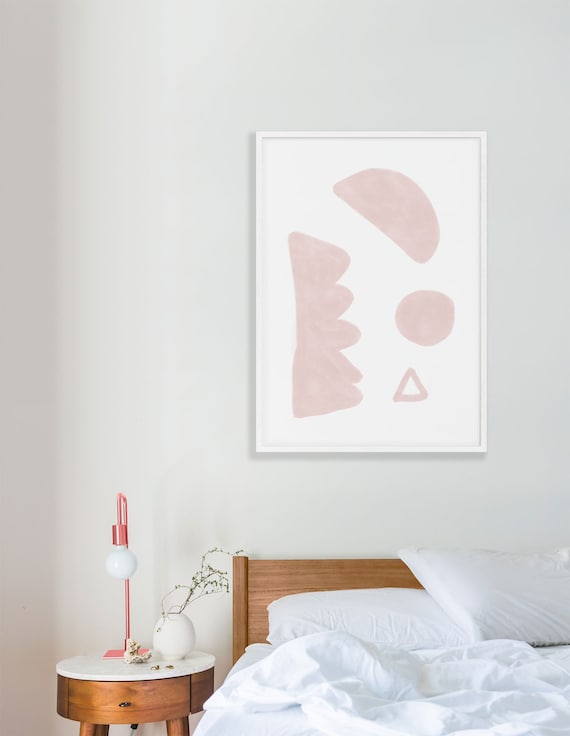 RÊVERIE #3 //  abstract poster, 8x10, 10x10, 18x24, minimalist art print, Pastel colors, abstract, art