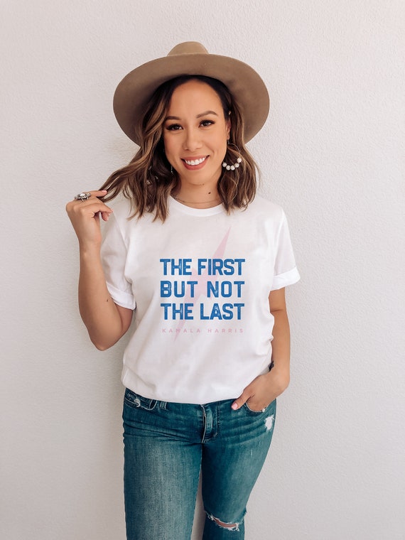 KAMALA HARRIS // Short-Sleeve Unisex T-Shirt, white, abstract art, geometrie art, pastel colors, drawing, boho, vintage