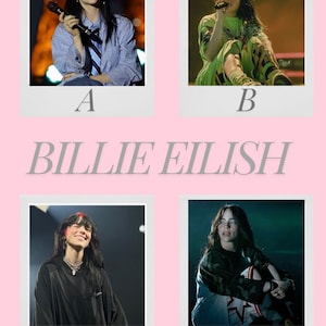 Billie Eilish 3 Poloroid Pack