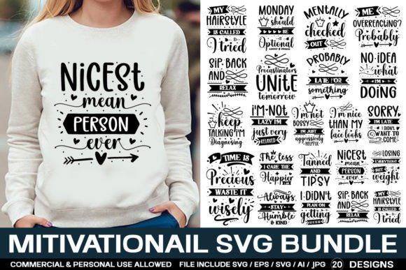 Mega PNG Bundle Motivational Quotes Svg, Stickers Bundle, Inspirational ...