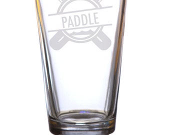 Paddle Pint Glass