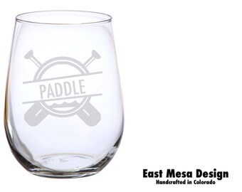 Paddle Wine Glass