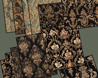 Victorian Journal Paper Pack, WallPaper Pack, Printable Paper Pack, Digital Paper, Decorative Paper Pack, Patio Paper Pack, Paper Pack