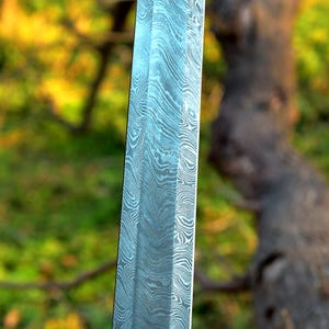 Viking Sword, Damascus Sword, Hand Forged Sword, Sword, Costume Weapon, Long Sword, Real Sword, Viking Gift, Groomsmen Gift, Birhtday Gift. Hanmdae Sword, Cosplay Sword,Larp Sword, Cletic Sword, Sword Blade, Master Sword, Zoros Sword