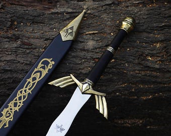 Master Sword Replica , Legend of Zelda Master Sword, Handmade Skyward Link's Sword, TOTK, BOTW, Zelda Inspired Hero Sword