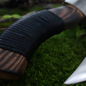 Pizza Axe, Viking Axe, Pizza Cutter, Handmade Viking Style Axe, Kitchen Axe, Birthday Gift for Him, Anniversary Gift for Men, Viking Gifts, Rustic Pizza Cutter, Carbon Steel Axe, Ash Wood Handle Axe, Unique Pizza Cutter, Custom Viking Axe,